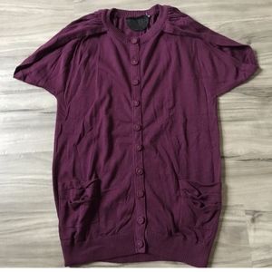 FOREVER 21 TWELVE BY TWELVE CAPE CARDIGAN SWEATER